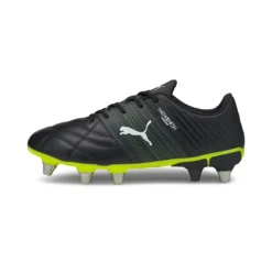Puma Men's Avant 2.1 Rugby Boots Black / White / Yellow Alert