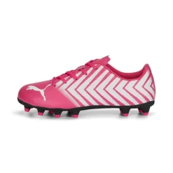 Puma Kids' Tacto II FG/AG Football Boots Glowing Pink / White / Black