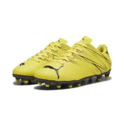Puma Attacanto FG/AG Kids' Football Boots Yellow / Black -Sportswear Shop 107480 02