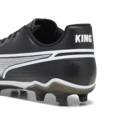 Puma King Match Play FG/AG Men's Football Boots Black / White -Sportswear Shop 107570 01 bv