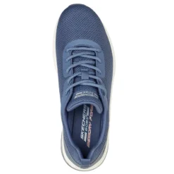 Skechers Women's Bobs Pulse Air Sassy Sauce Runners Slate Blue -Sportswear Shop 117127 slt b large