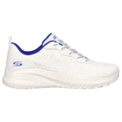 Skechers Women's Bobs Squad Chaos Cosmic Feel Runners White / Blue