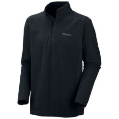 Columbia Men's Klamath Range™ II Half Zip Black -Sportswear Shop 1352472 010 f 1