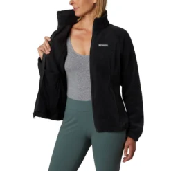 Columbia Women's Benton Springs™ Full Zip Fleece Jacket Black -Sportswear Shop 1372111 010 a2 presethigh res jpeg 300 dpi