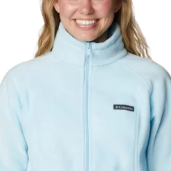 Columbia Women's Benton Springs™ Full Zip Fleece Jacket Spring Blue -Sportswear Shop 1372111 490 a2 presethigh res jpeg 300 dpi