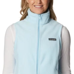 Columbia Women's Benton Springs™ Fleece Gilet Spring Blue -Sportswear Shop 1372121 490 a2 presethigh res jpeg 300 dpi