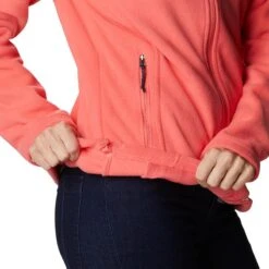 Columbia Women's Fast Trek™ II Fleece Jacket Blush Pink -Sportswear Shop 1465351 614 a4 presethigh res jpeg 300 dpi