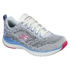 Skechers Women's Ultra Groove Trainers White / Black / Multi -Sportswear Shop 149019 wbmt small