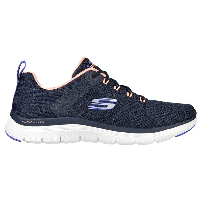 Skechers Women's Flex Appeal 4.0 - Elegant Ways Runners Navy / Multi Trim 1 Skechers Women's Flex Appeal 4.0 - Elegant Ways Runners Navy / Multi Trim