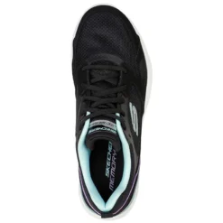 Skechers Women's Skech-Air Dynamic Carefree Way Trainers Black / Mint -Sportswear Shop 149663 bkmn b large