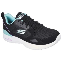 Skechers Women's Skech-Air Dynamic Carefree Way Trainers Black / Mint -Sportswear Shop 149663 bkmn large