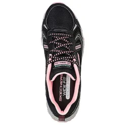 Skechers Women's Hillcrest - Vast Adventure Walking Shoes Black / Hot Pink -Sportswear Shop 149820 bkhp b small