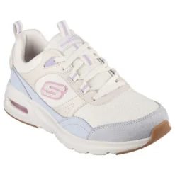 Skechers Women's Skech-Air Court Cool Avenue Runners Natural White / Blue -Sportswear Shop 149947 ntmt