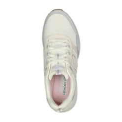 Skechers Women's Skech-Air Court Cool Avenue Runners Natural White / Blue -Sportswear Shop 149947 ntmt b