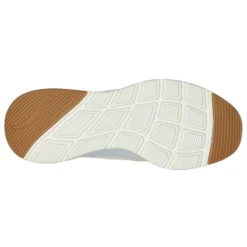 Skechers Women's Skech-Air Court Cool Avenue Runners Natural White / Blue -Sportswear Shop 149947 ntmt c