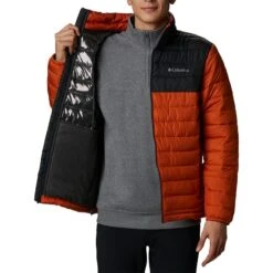 Columbia Men's Powder Lite™ Jacket Harvester / Shark -Sportswear Shop 1698001 820 a3