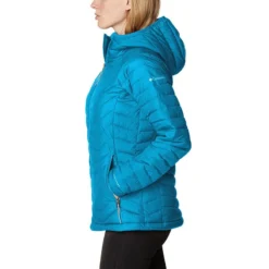 Columbia Women's Powder Lite™ Hooded Jacket Blue Chill -Sportswear Shop 1699071 422 a1 presethigh res jpeg 300 dpi