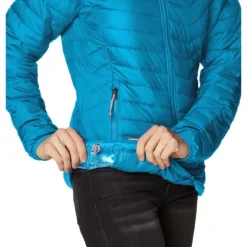 Columbia Women's Powder Lite™ Hooded Jacket Blue Chill -Sportswear Shop 1699071 422 a4 presethigh res jpeg 300 dpi