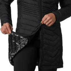 Columbia Women's Powder Lite™ Mid Down Jacket Black -Sportswear Shop 1748311 011 a1 presethigh res jpeg 300 dpi