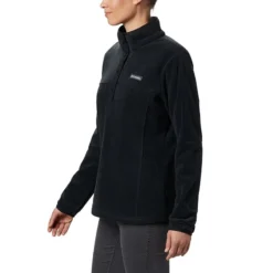 Columbia Women's Benton Springs™ Half Snap Pullover Black -Sportswear Shop 1860991 010 a1