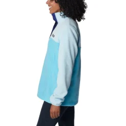 Columbia Women's Benton Springs™ 1/2 Snap Pullover Spring Blue / Dark Sapphire -Sportswear Shop 1860991 404 a1 presethigh res jpeg 300 dpi
