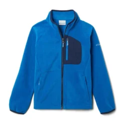 Columbia Kids' Fast Trek™ III Fleece Full Zip Bright Indigo / Collegiate Navy