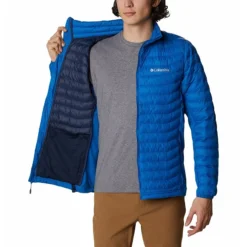 Columbia Men's Powder Pass™ Jacket Bright Indigo -Sportswear Shop 1894312 432 a3 presetweb