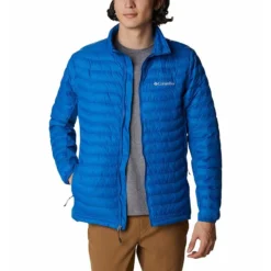 Columbia Men's Powder Pass™ Jacket Bright Indigo -Sportswear Shop 1894312 432 f presetweb