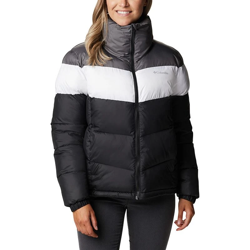 Columbia Women's Puffect™ Colourblock Jacket Black / White / City Grey 1 Columbia Women's Puffect™ Colourblock Jacket Black / White / City Grey