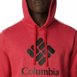 Columbia Men's Trek™ Hoodie Mountain Red Heather / Csc Stacked Logo -Sportswear Shop 1957913 614 a2