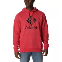 Columbia Men's Trek™ Hoodie Mountain Red Heather / Csc Stacked Logo