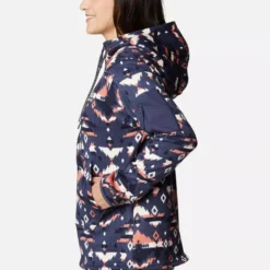 Columbia Women's Sweater Weather™ Hooded Pullover Nocturnal Rocky Mt Print -Sportswear Shop 1958923 467 a1