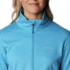 Columbia Women's Park View™ Fleece Blue Chill Heather -Sportswear Shop 1959713 422 a2