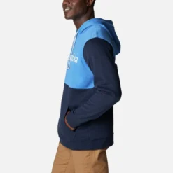 Columbia Men's Trek™ Colourblock Hoodie Collegiate Navy / Bright Indigo Heather -Sportswear Shop 1976931 466 a1 p000