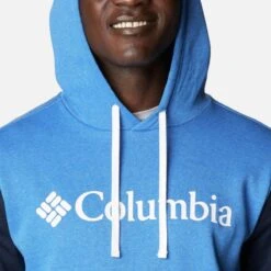 Columbia Men's Trek™ Colourblock Hoodie Collegiate Navy / Bright Indigo Heather -Sportswear Shop 1976931 466 a2 p000