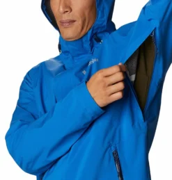 Columbia Men's Earth Explorer™ Waterproof Shell Jacket Bright Indigo -Sportswear Shop 1988611 432 a5 presetweb
