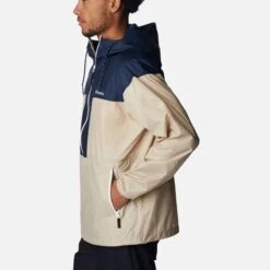 Columbia Men's Flash Challenger™ Windbreaker Ancient Fossil / Collegiate Navy -Sportswear Shop 1988723 271 a1 om