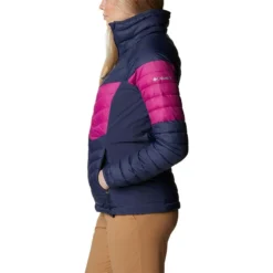 Columbia Women's Powder Pass™ Down Jacket Nocturnal / Wild Fuchsia -Sportswear Shop 1989432 466 a1 1
