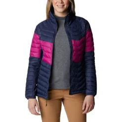 Columbia Women's Powder Pass™ Down Jacket Nocturnal / Wild Fuchsia -Sportswear Shop 1989432 466 a5 1