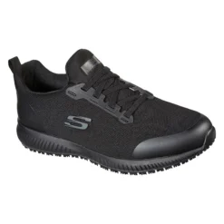 Skechers Men's Work Relaxed Fit: Squad SR - Myton Runners Black / Black -Sportswear Shop 200051ec blk large