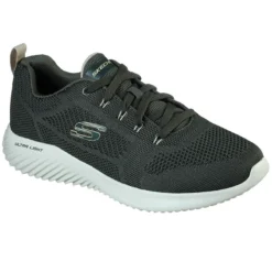Skechers Men's Bounder Rinset Trainers Olive -Sportswear Shop 232068 olv large