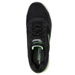 Skechers Men's Skech-Air Dynamight - Venturik Trainers Black / Lime -Sportswear Shop 232292 bklm b large
