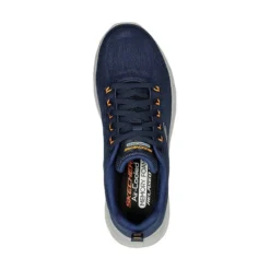 Skechers Men's Relaxed Fit: Equalizer 5.0 Navy / Orange -Sportswear Shop 232519 nvor b large