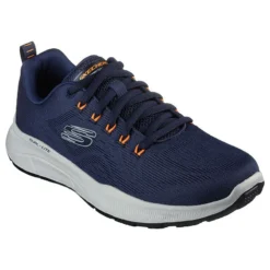 Skechers Men's Relaxed Fit: Equalizer 5.0 Navy / Orange -Sportswear Shop 232519 nvor large