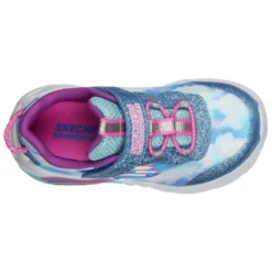 Skechers Kids' S Slights : Rainbow Racer Junior Runners Blue -Sportswear Shop 302300n blu b large