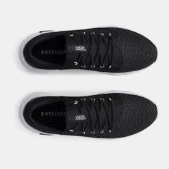 Under Armour Men's Charged Vantage 2 Running Shoes Black / Black / White -Sportswear Shop 3024873 001 toe