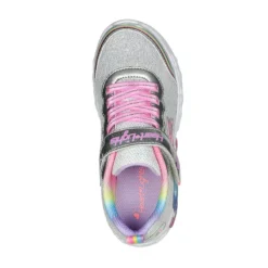 Skechers Kids' Infinite Heart Lights - Love Junior Runners Silver / Multi -Sportswear Shop 303751l smlt b large