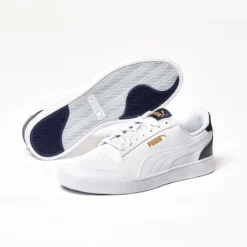 Puma Men's Shuffle Trainers White / Peacoat