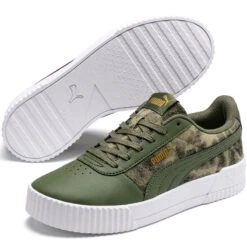 Puma Women's Carina Tie-Dye Trainers Elm Green