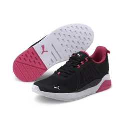 Puma Women's Anzarun Trainers Black / Glowing Pink / White -Sportswear Shop 371131 13